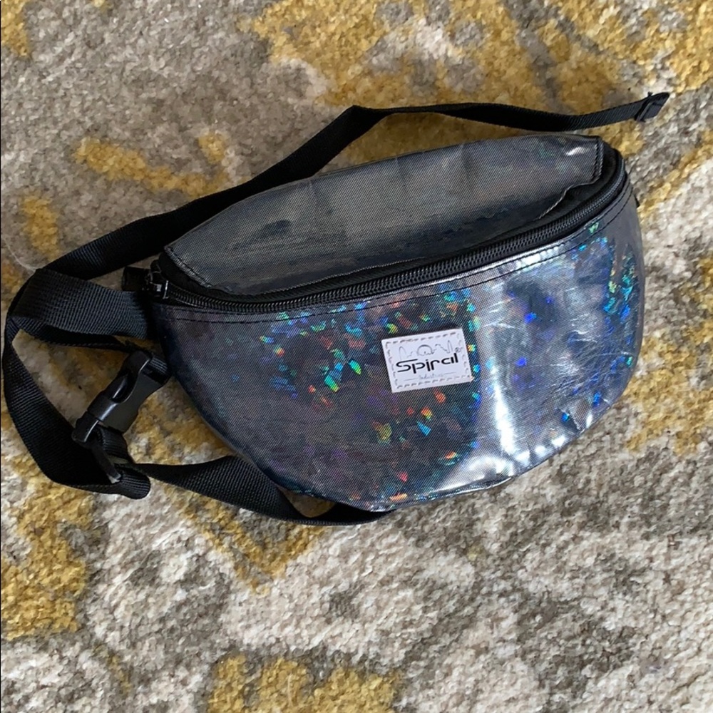 Spiral Holographic Fanny Pack